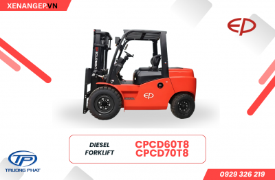 Xe nâng dầu EP-BIGJOE 6.0/7.0 Tấn Model: CPCD60T8 / CPCD70T8