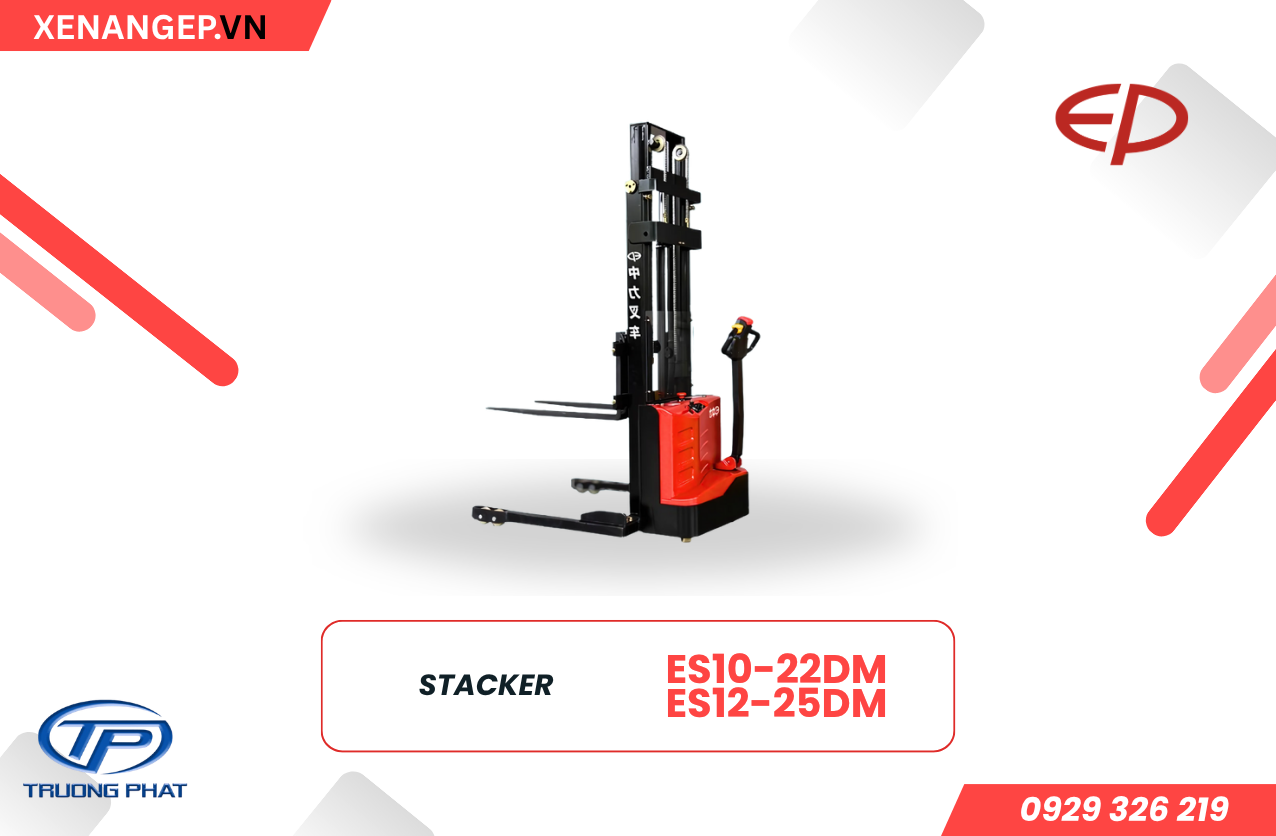 Xe Stacker EP-BIGJOE 1/1.2 Tấn Model: ES10-22DM / ES12-25DM